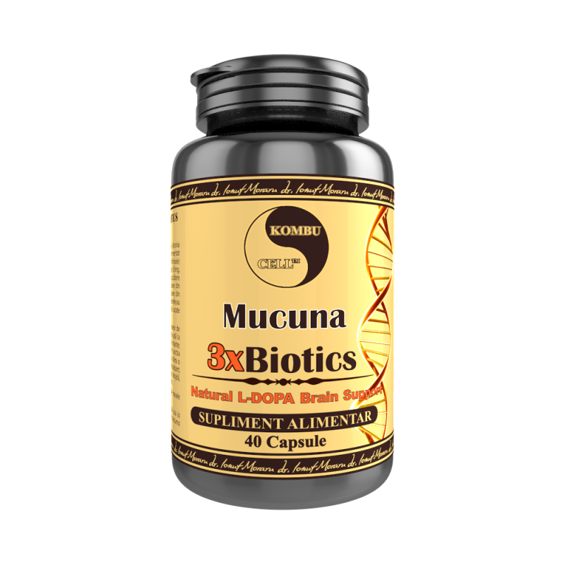 Mucuna 3x Biotics, 40 capsule, Medica - Pro Natura