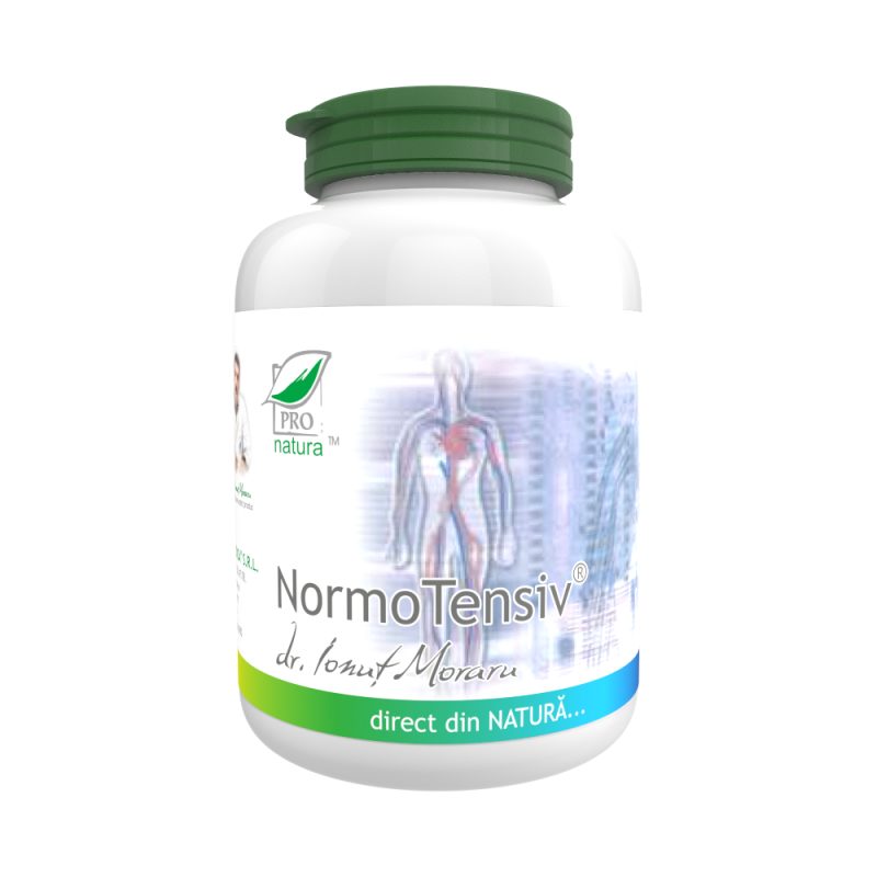 Normo Tensiv, reglator al ritmului cardiac, 200 capsule, Medica -