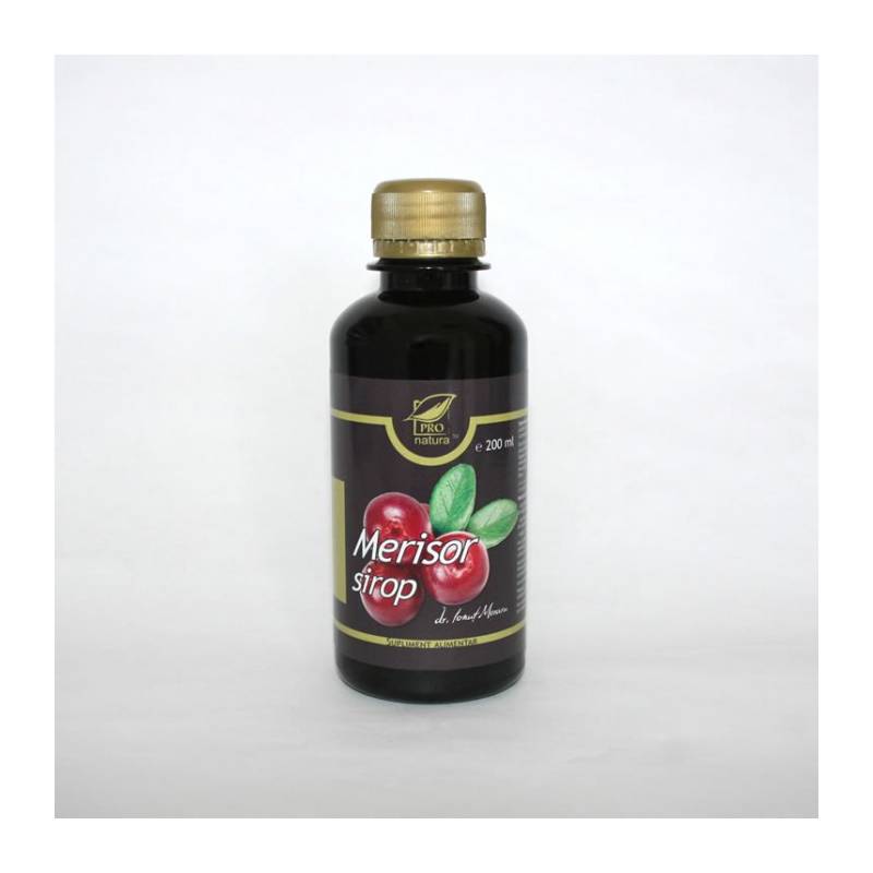 Sirop de Merisor, sustine sanatatea aparatului urinar, 200 ml,