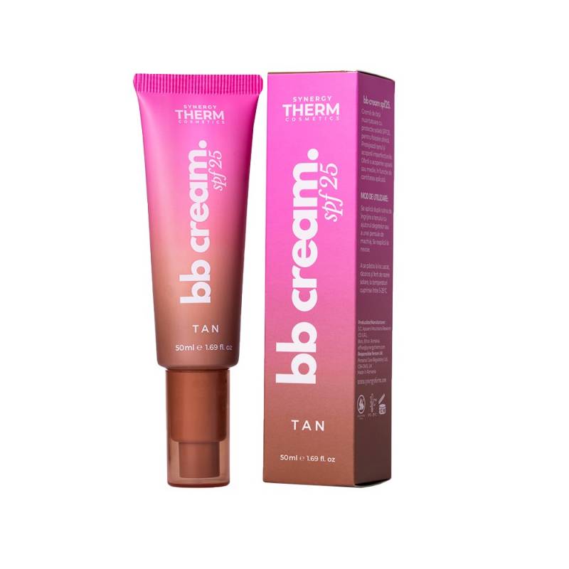 Crema de fata coloranta, SPF 25, BB CREAM TAN, 50 ml, SYNERGY THERM