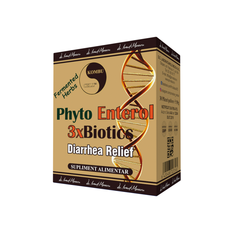 Phyto Enterol 3x Biotics, 30 plicuri, Medica - Pro Natura