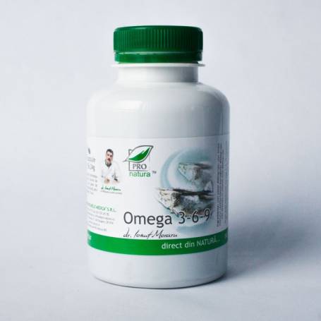 Omega 3-6-9, 80 capsule uleioase, Medica - Pro Natura