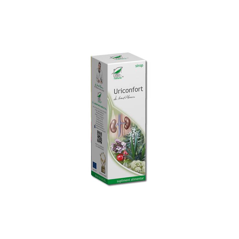 Sirop Uriconfort, sustine functia rinichilor, 100 ml, Medica - Pro