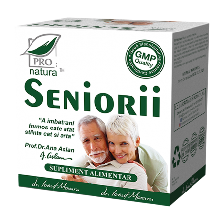 Seniori, 30 plicuri, Medica - Pro Natura