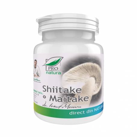 Shiitake si Maitake, 150 capsule, Medica - Pro Natura