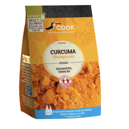 Turmeric pudra, eco-bio, 100 g, Cook