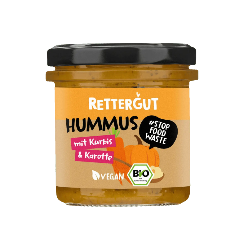 Hummus cu dovleac si morcovi, eco-bio, 135 g, Followfish