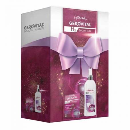 Set cadou  Crema ultra activa + Apa micelara, Gerovital Plant H3 Evolution