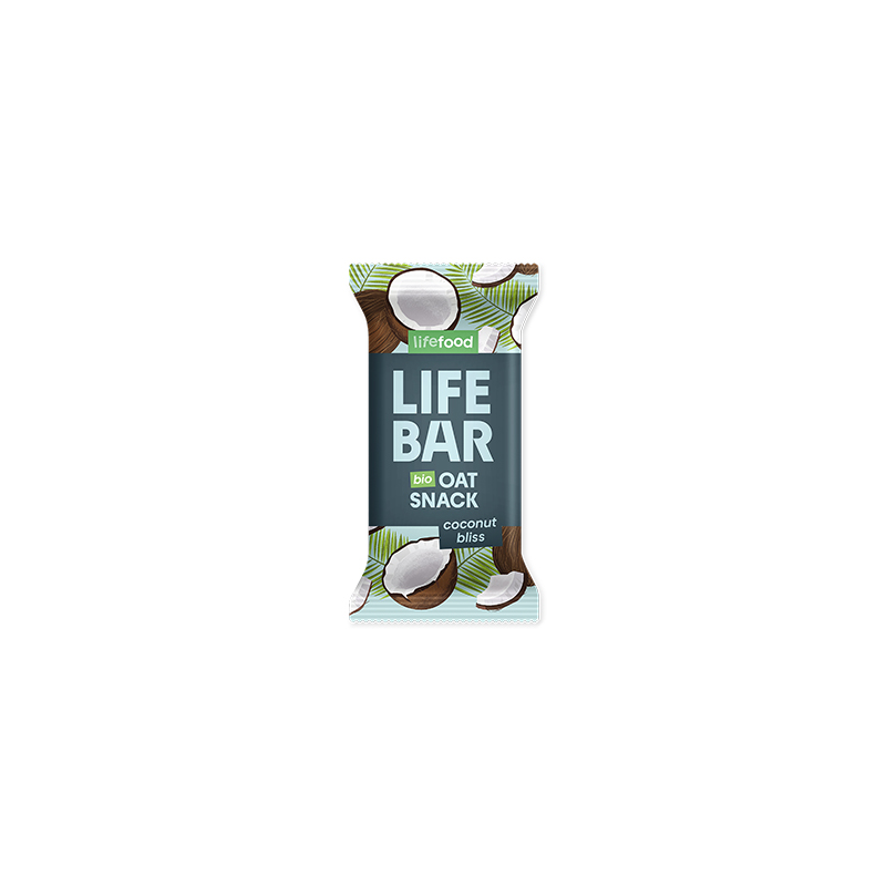 Baton de ovaz cu cocos, eco-bio, 40 g, Lifebar