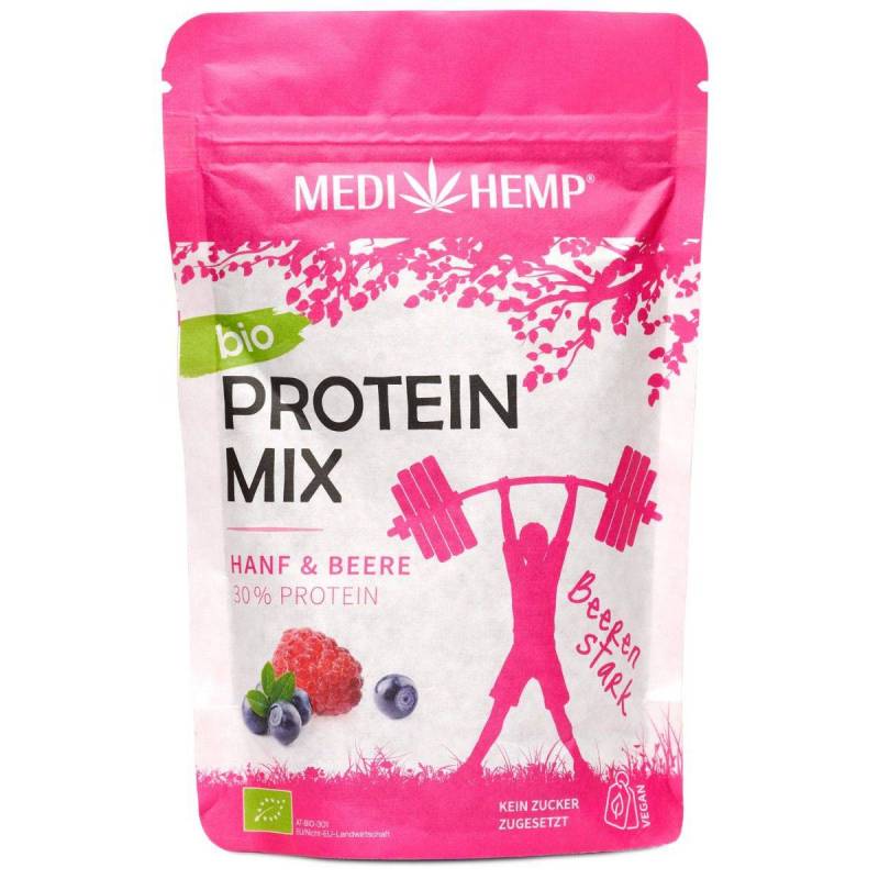 Mix proteic din canepa cu fructe, (30% proteine), eco-bio, 200 g,