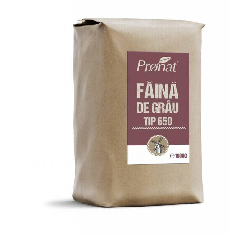 Faina de grau tip W650, 1 kg, Pronat