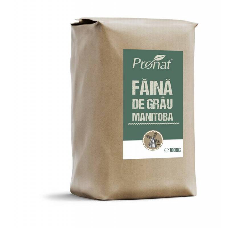 Faina de grau manitoba, 1 kg, Pronat