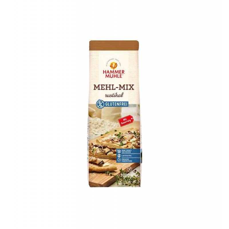 Mix de faina rustica fara gluten, 1 kg, Hammer Muhle