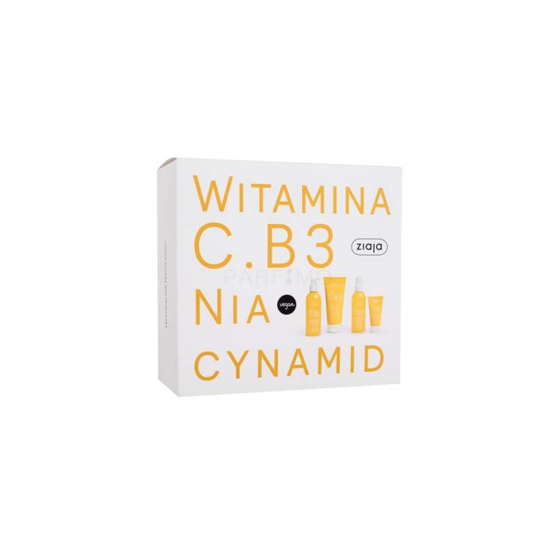 Set cadou crema de zi cu Vitamina C B3 Niacinamida + Lotiune tonica