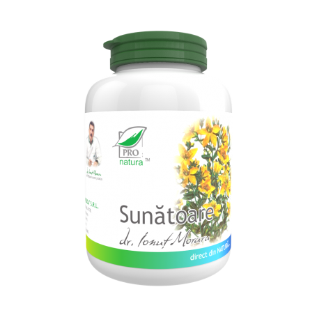 Sunatoare, sustine functia hepeto biliara, 150 capsule, Medica - Pro Natura