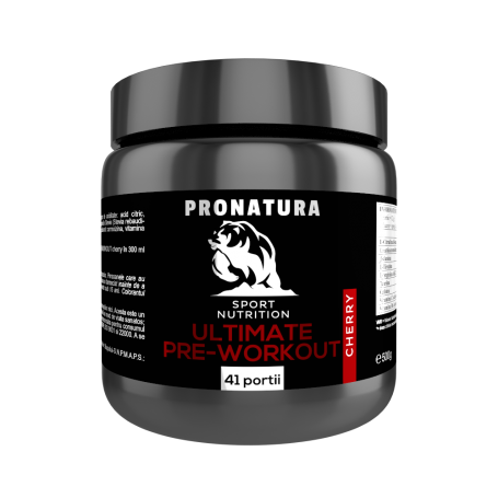 Ultimate Pre-Workout, Cirese, 500 g, Medica - Pro Natura