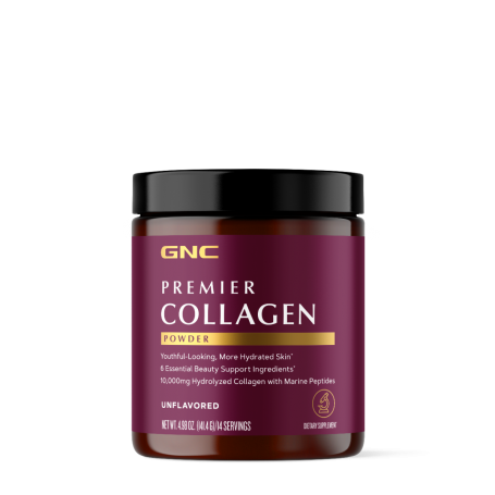 Premier Collagen Powder, Formula Premium De Peptide De Colagen Hidrolizat Fara Aroma, 141.4 G, GNC