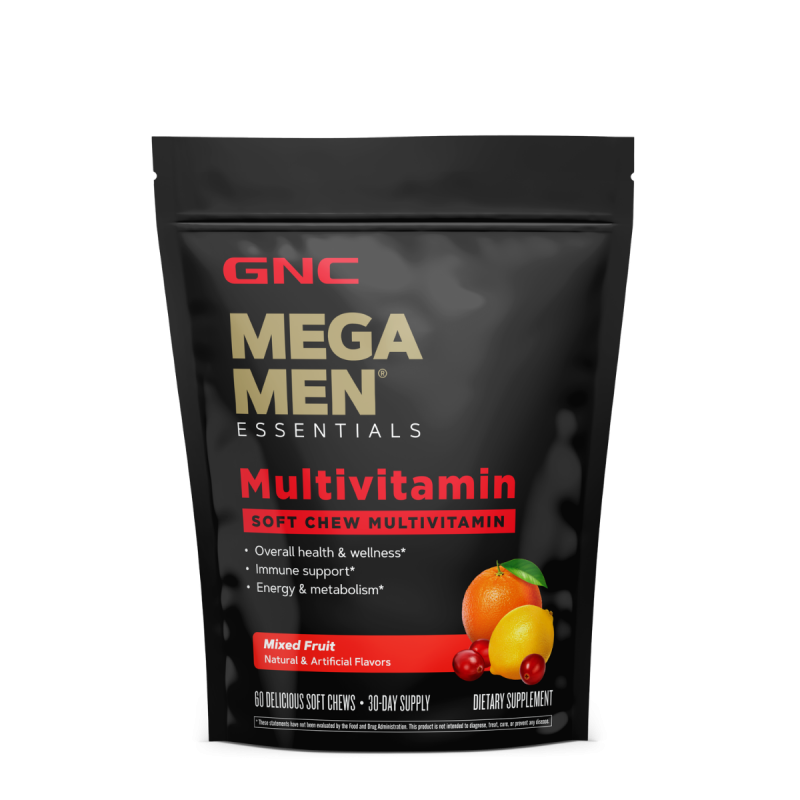 Mega Men Soft Chews, Complex De Multivitamine Pentru Barbati, Cu