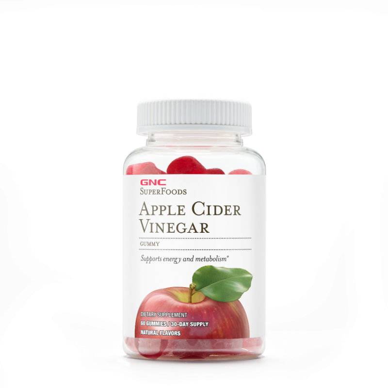 Superfoods Apple Cider Vinegar, Otet Din Cidru De Mere, 60 Jeleuri,