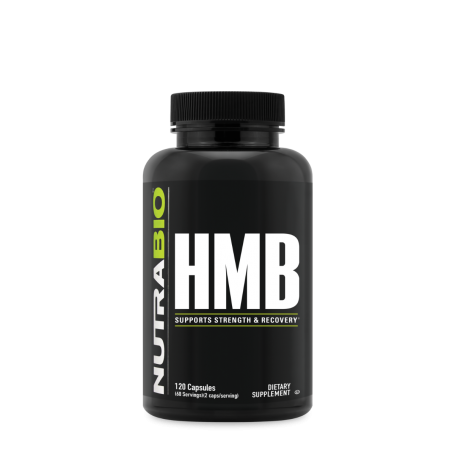 Hmb Strength & Recovery Support, Suport Pentru Forta Si Recuperare Musculara, 120 capsule, Nutrabio, GNC