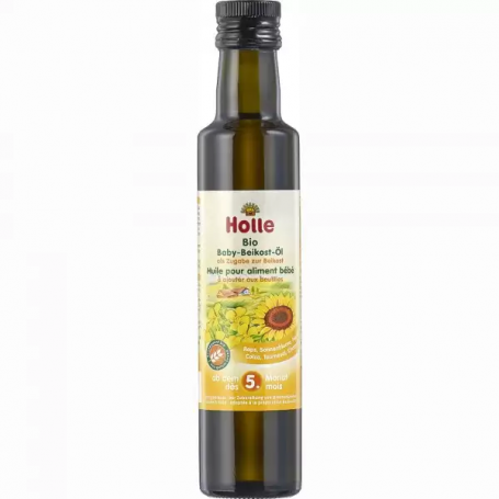 Ulei pentru hrana bebelusilor, +5 luni, eco-bio, 250 ml, Holle