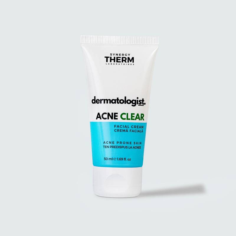 Crema pentru ten acneic, Acne Clear, 50 ml, Synergy Therm