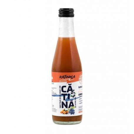 Nectar de catina cu afine, eco-bio, 250 ml, Katinola