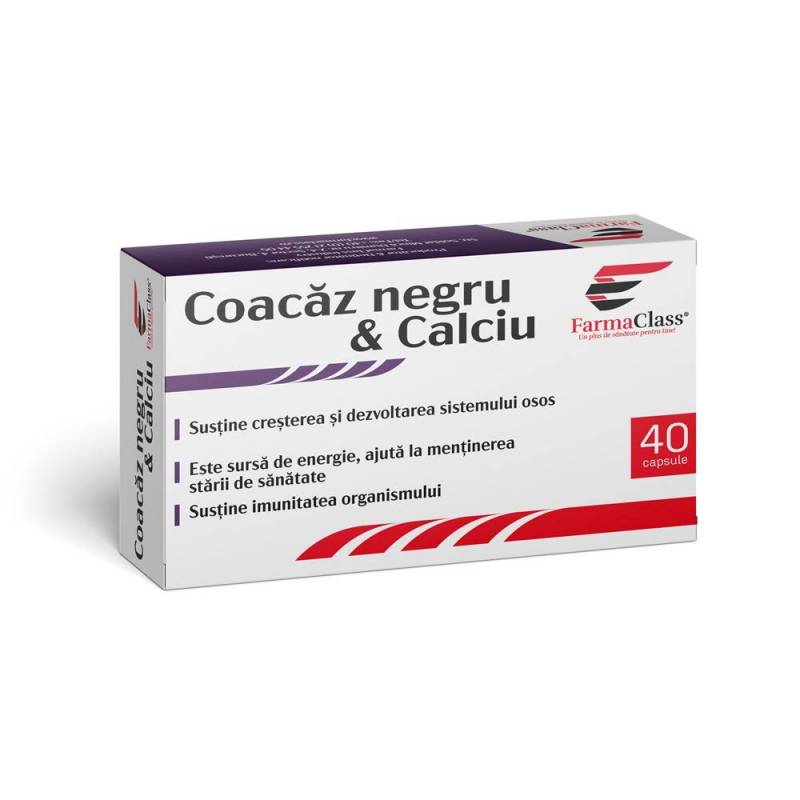 COACAZ NEGRU SI CALCIU 40cps, FARMACLASS