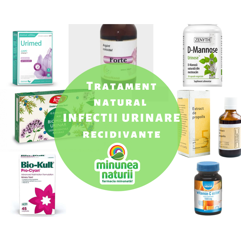 Tratament natural INFECTII URINARE recidivante