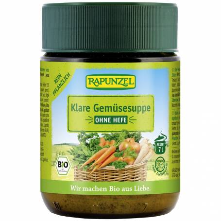 Amestec de legume pentru supa clara, fara drojdie, eco-bio, 140 g, Rapunzel