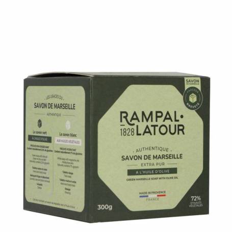 Sapun de Marsilia organic cu ulei de masline, 300 g, RAMPAL LATOUR