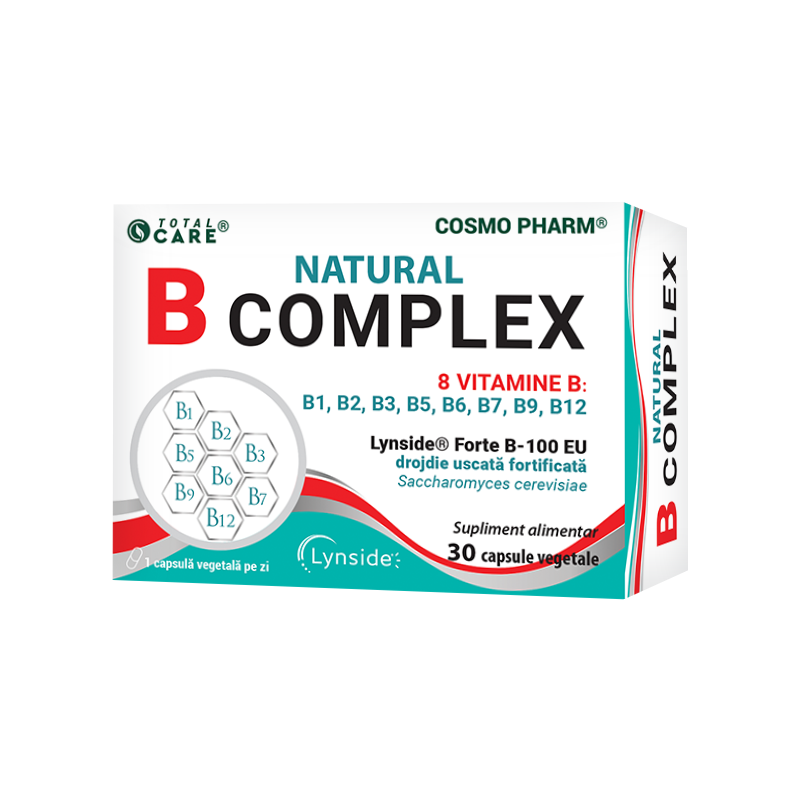 Natural Complex B - vitamine B - 30 capsule, Cosmo Pharm