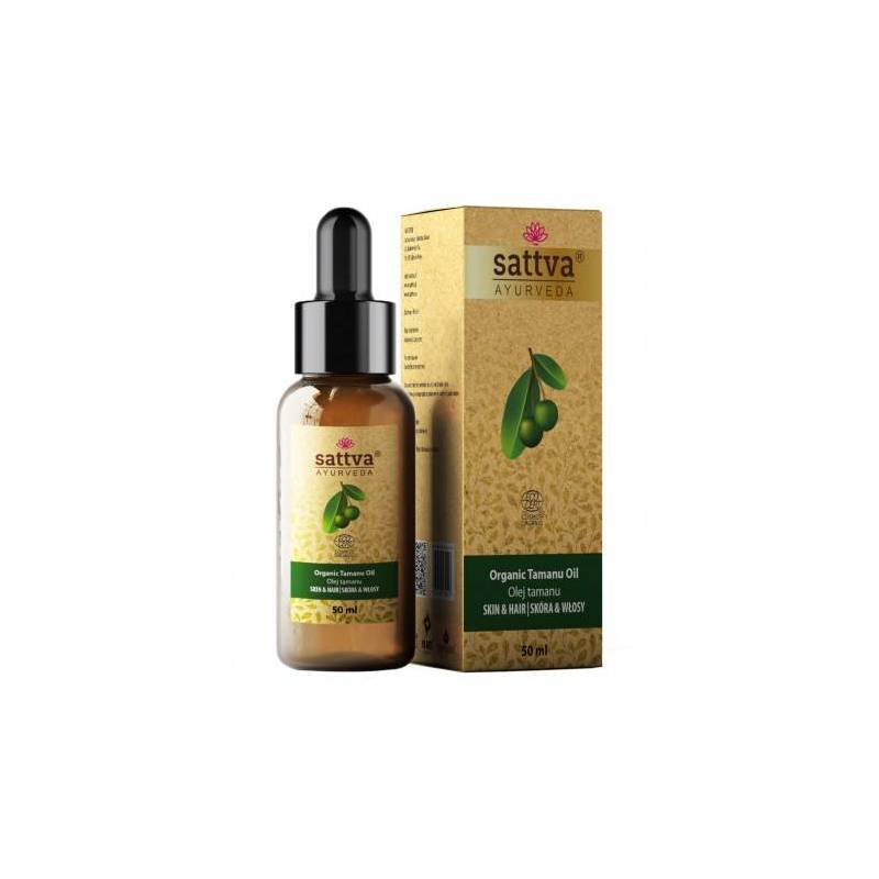 Ulei de tamanu organic, pentru piele si par, 50 ml, Sattva Ayurveda