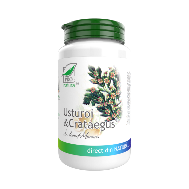 Usturoi Cu Crataegus, imbunatateste circulatia sangelui, 60 capsule,