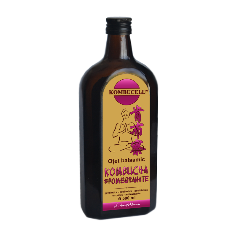 Otet Balsamic de Kombucha cu Rodie, 500 ml, Medica - ProNatura