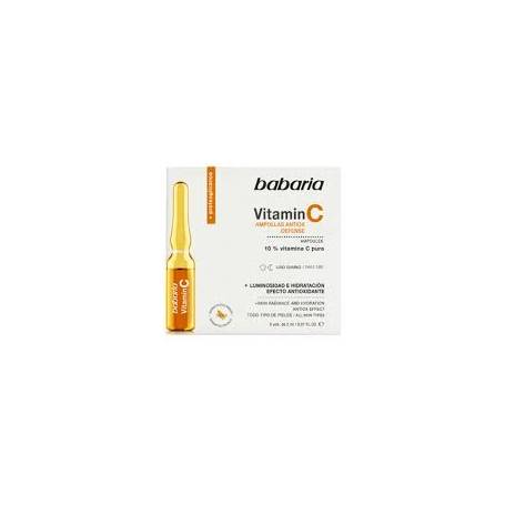 Fiole cu Vitamina C pentru luminozitatea tenului, 10 ml, Babaria