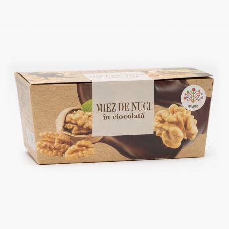 MIEZ DE NUCI IN CIOCOLATA NEAGRA, 100 g, FRUVIT