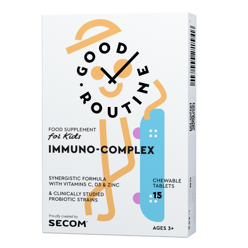 Immuno Complex for kids - 15 comprimate masticabile, Good Routine,