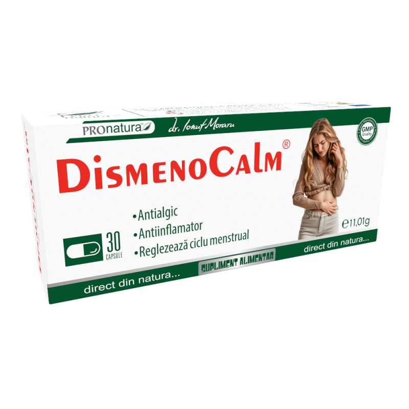 DismenoCalm, sprijina confortul menstrual, 30 capsule, Medica - Pro