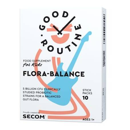 Flora Balance - probiotic copii, 10 stick-uri, Good Routine by Secom