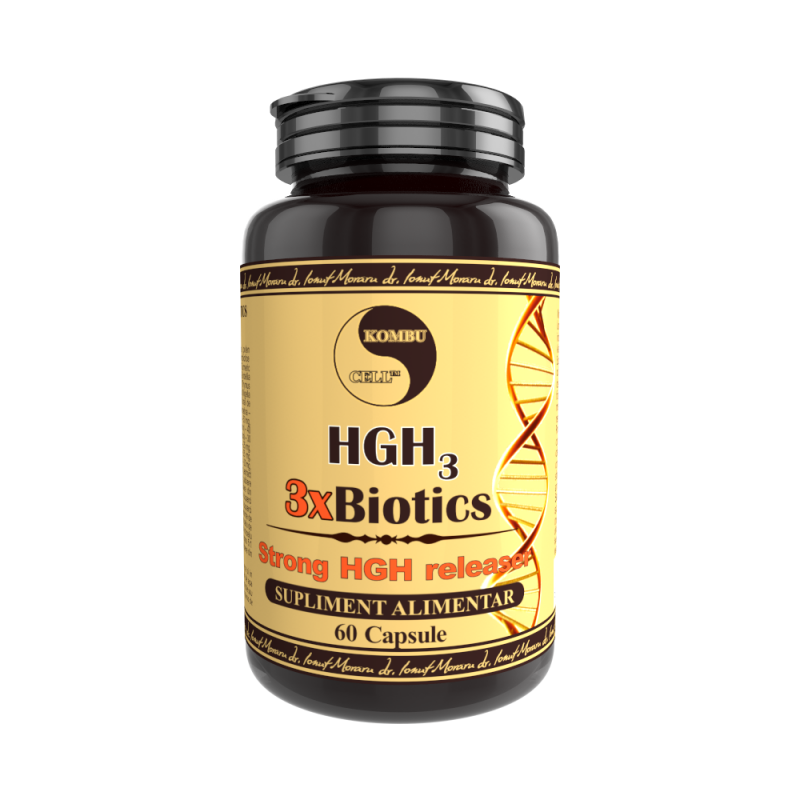 Hgh 3 X Biotics, sustine starea generala a organismului, 90 capsule,