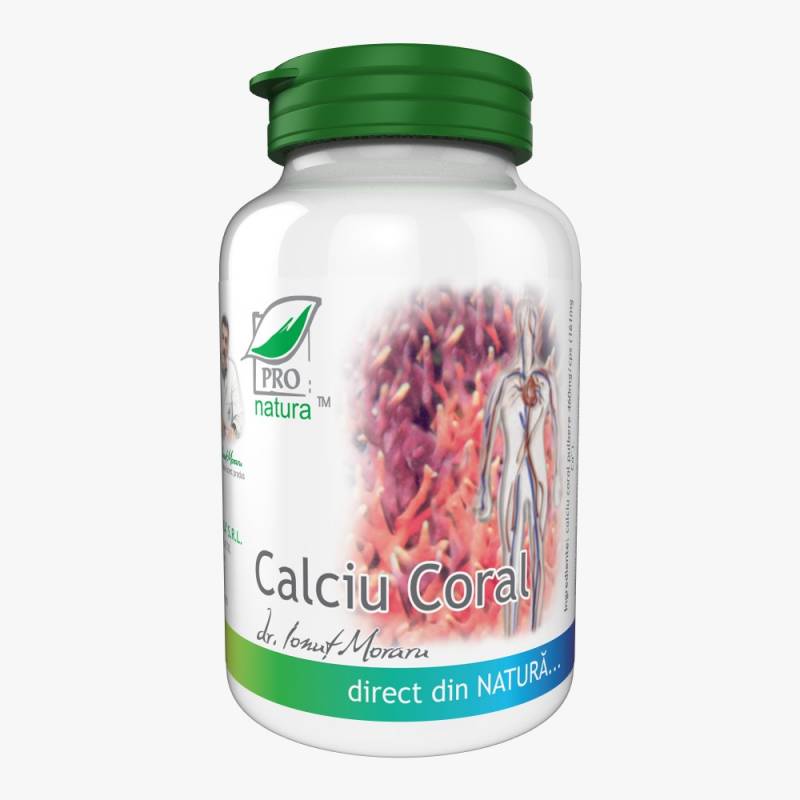 Calciu Coral, 60 capsule, Medica - Pro Natura