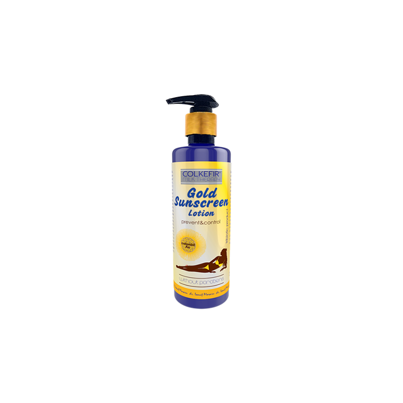 Lotiune pentru prevenirea arsurilor solare, Gold SunScreen Lotion,