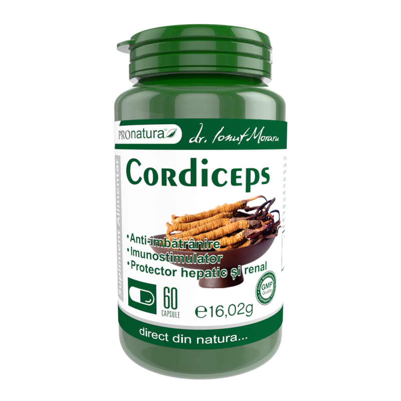 Cordiceps, 190 mg, 60 capsule, Medica - Pro Natura