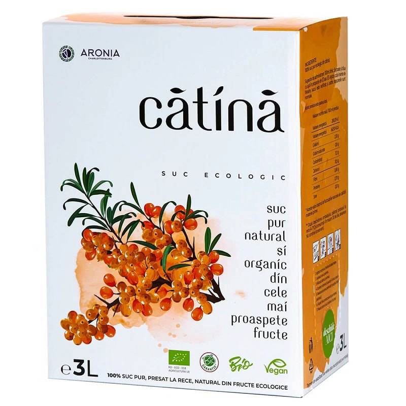 Suc de Catina, eco-bio, 3 litri, Aronia Charlottenburg