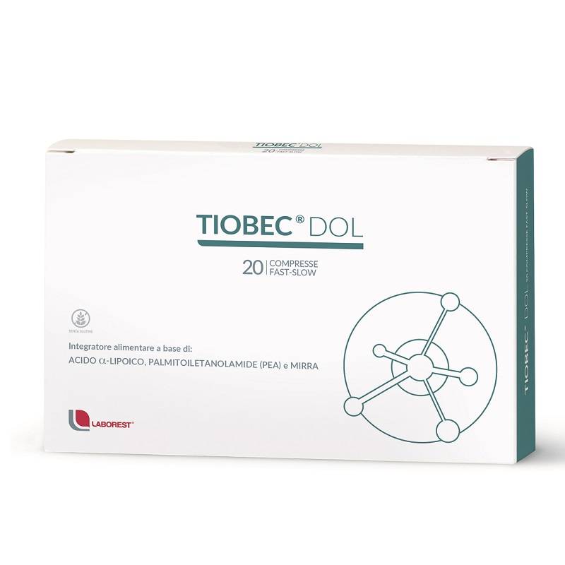 TIOBEC DOL - acid alfa-lipoic (acid tioctic), 20 comprimate, LABOREST