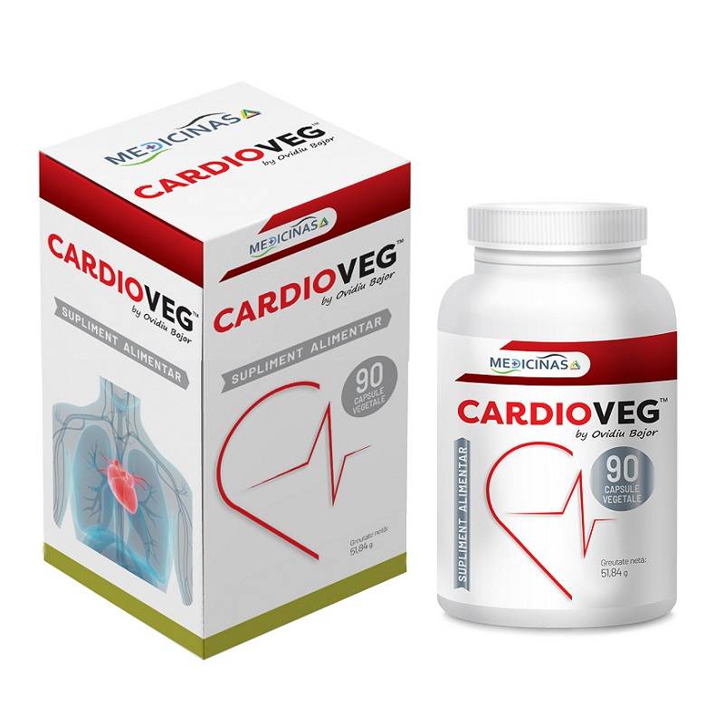 CARDIOVEG, by Ovidiu Bojor, 90 capsule, Medicinas