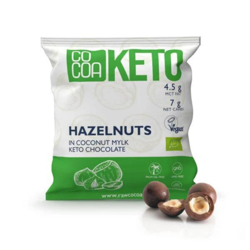 KETO ALUNE IN CIOCOLATA CU COCOS, eco-bio, 70 g, COCOA