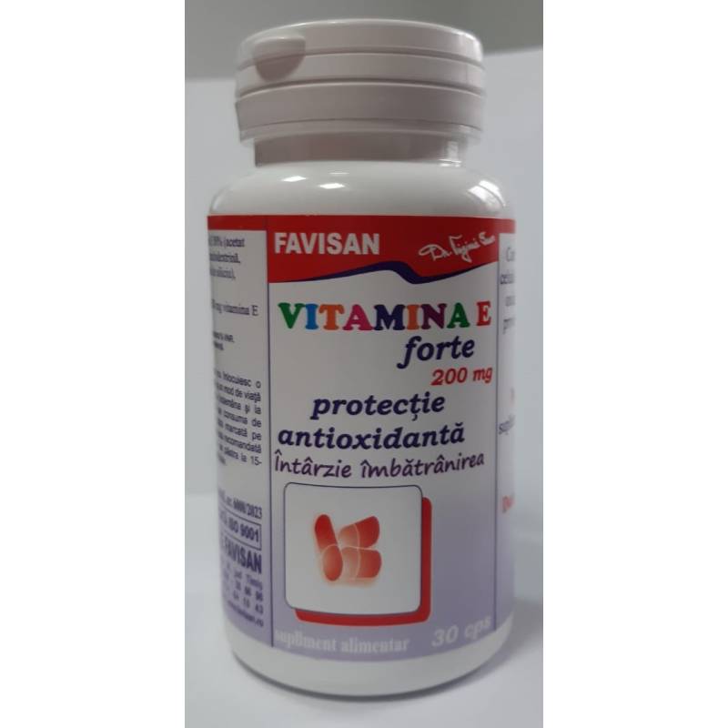 VITAMINA E FORTE, 200 mg, 30 capsule, Favisan