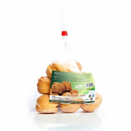 Pogacele fara gluten cu branza de burduf, 150 g, No Gluten Sugar